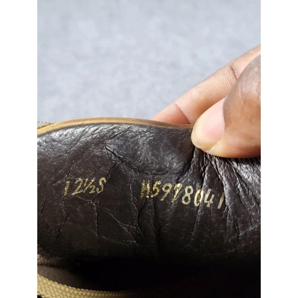 SAS‎ Move On Mens 12.5 S Camel Brown Leather Lace Up Walking Comfort Shoes Work